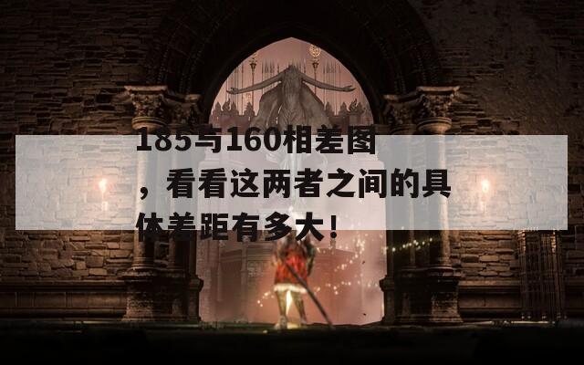 185与160相差图，看看这两者之间的具体差距有多大！