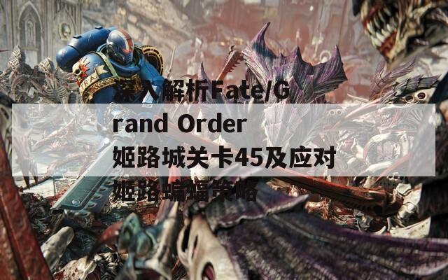 深入解析Fate/Grand Order姬路城关卡45及应对姬路蝙蝠策略