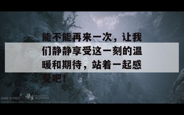 能不能再来一次，让我们静静享受这一刻的温暖和期待，站着一起感受吧！