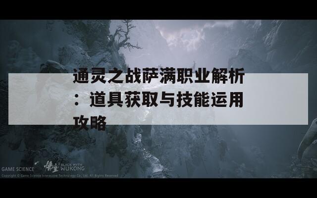通灵之战萨满职业解析：道具获取与技能运用攻略