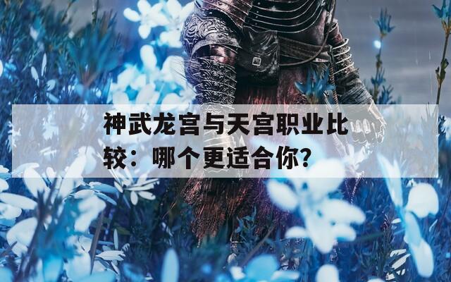 神武龙宫与天宫职业比较：哪个更适合你？