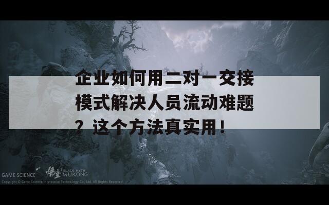 企业如何用二对一交接模式解决人员流动难题？这个方法真实用！