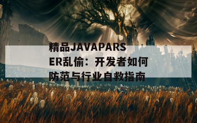 精品JAVAPARSER乱偷：开发者如何防范与行业自救指南