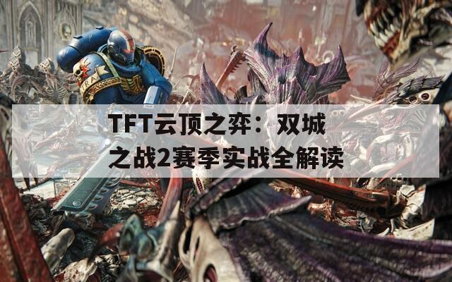 TFT云顶之弈：双城之战2赛季实战全解读