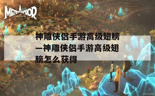 神雕侠侣手游高级翅膀—神雕侠侣手游高级翅膀怎么获得