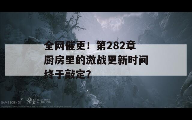 全网催更！第282章厨房里的激战更新时间终于敲定？