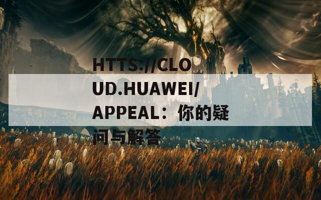 HTTS://CLOUD.HUAWEI/APPEAL：你的疑问与解答