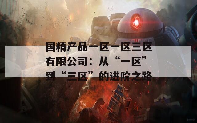 国精产品一区一区三区有限公司：从“一区”到“三区”的进阶之路