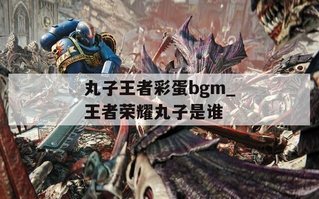 丸子王者彩蛋bgm_王者荣耀丸子是谁